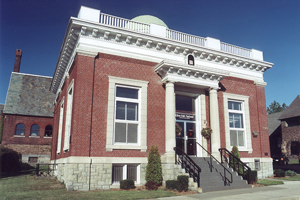 Fleet Bank office after acquisition by Glens Falls National Bank in Port Henry, NY